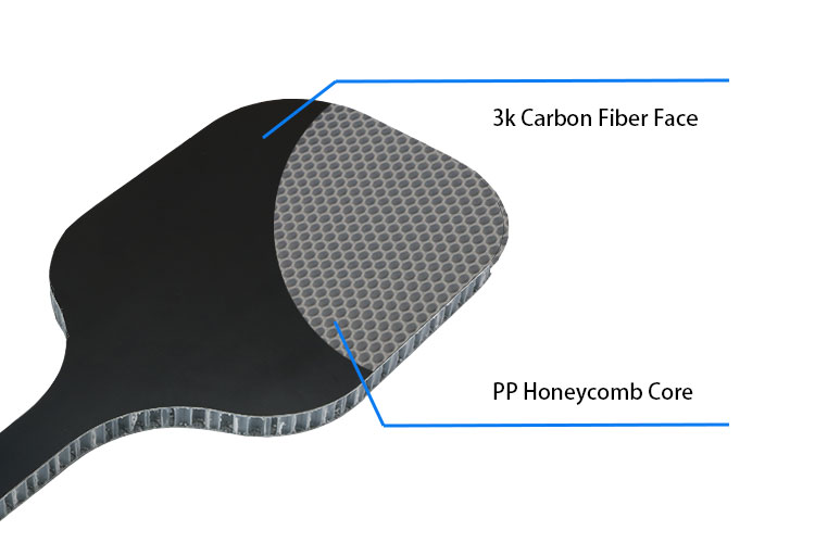 3k-Carbon-Fiber-Best-Pickleball-Paddles-Structure