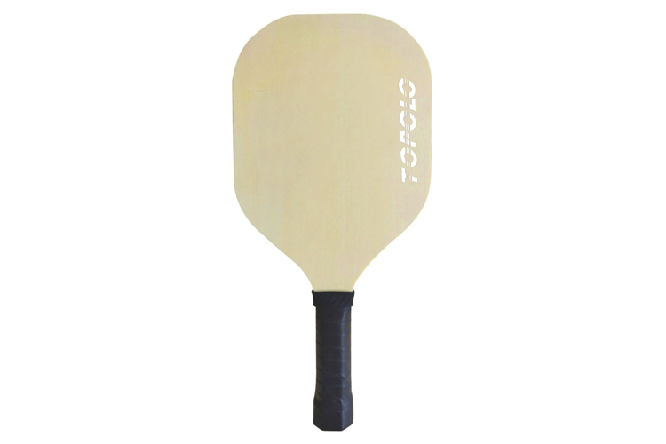 wooden pickleball paddle